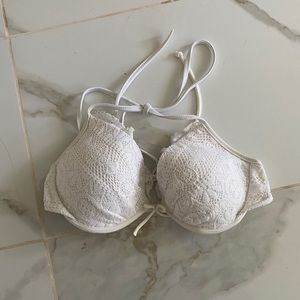 White Victoria secret Bikini Top 34C